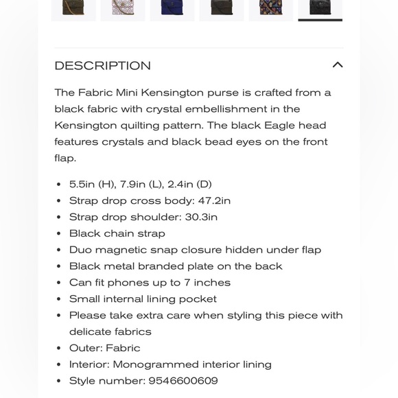 Brand New, RARE & Beautiful Kurt Geiger Multi Crystal Mini Kensington handbag. - Picture 12 of 12